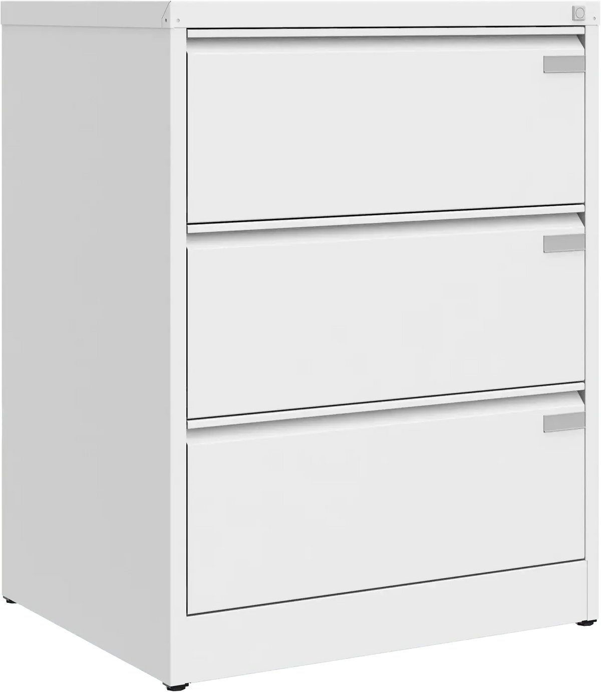 Metallist dokumendikapp Archive, 1007x775x633 mm, A4-formaadile – valge / valge