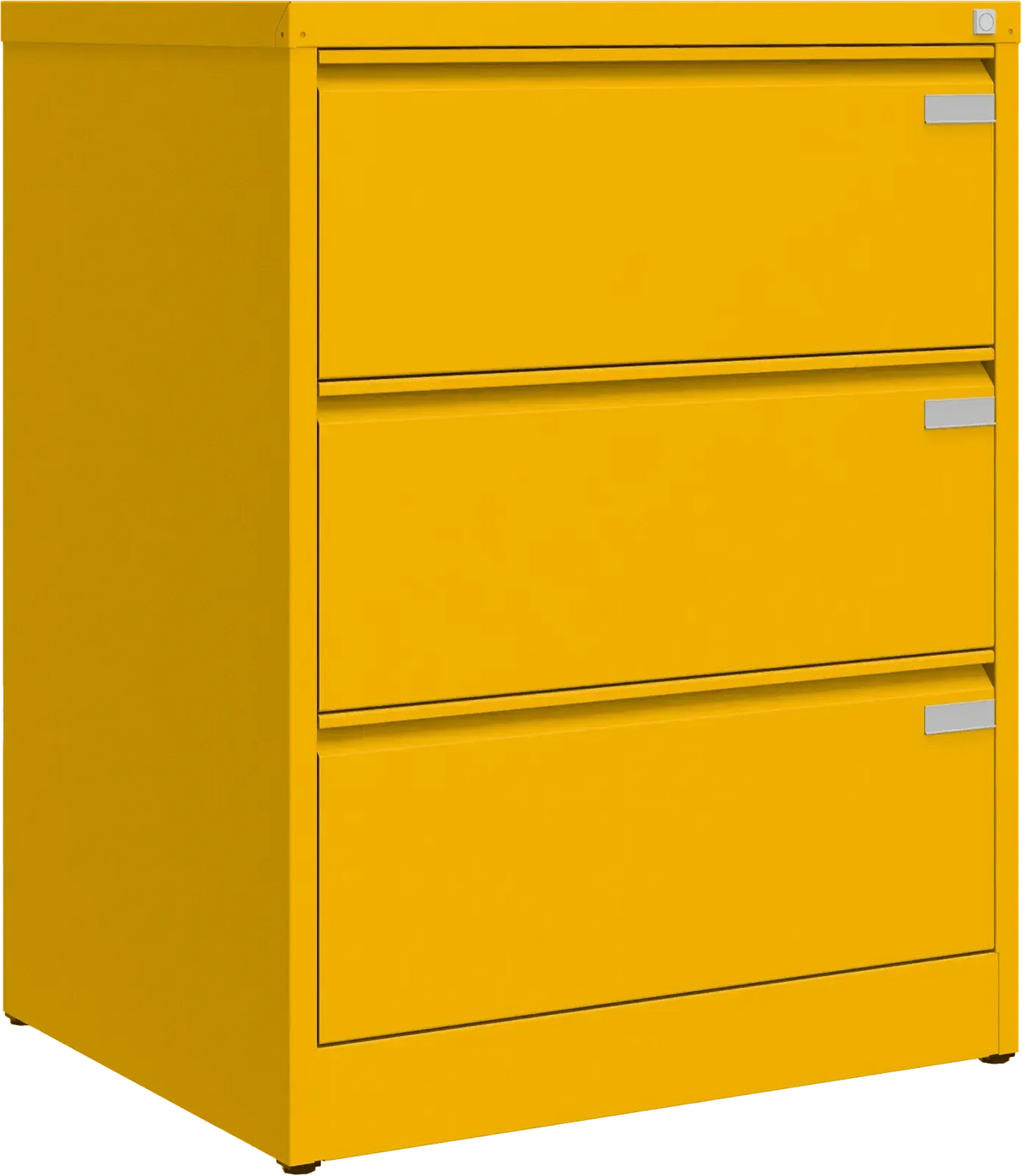 Metallist dokumendikapp Archive, 1007x775x633 mm, A4-formaadile – kollane / kollane
