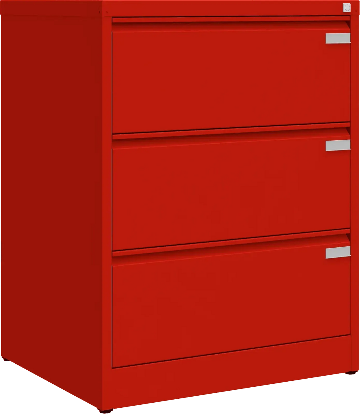Metallist dokumendikapp Archive, 1007x775x633 mm, A4-formaadile – punane / punane
