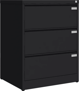 Metallist dokumendikapp Archive, 1007x775x633 mm, A4-formaadile – must / must