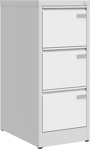 Metallist dokumendikapp Archive, 1008x415x633 mm, A4-formaadile – helehall / valge