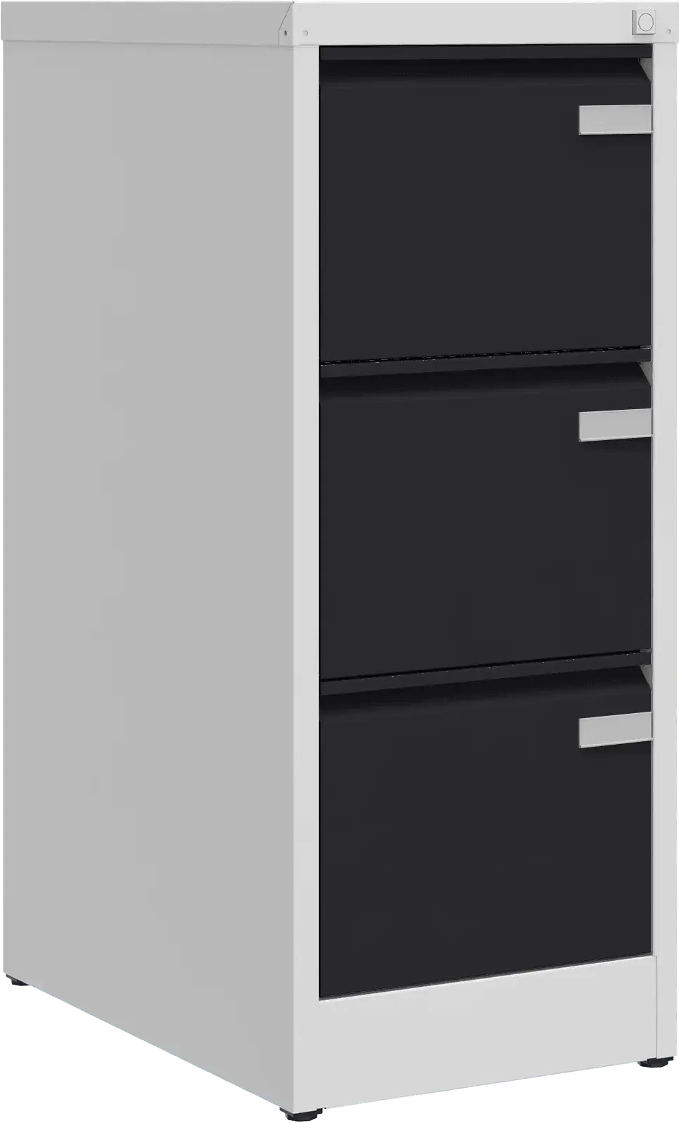 Metallist dokumendikapp Archive, 1008x415x633 mm, A4-formaadile – helehall / must