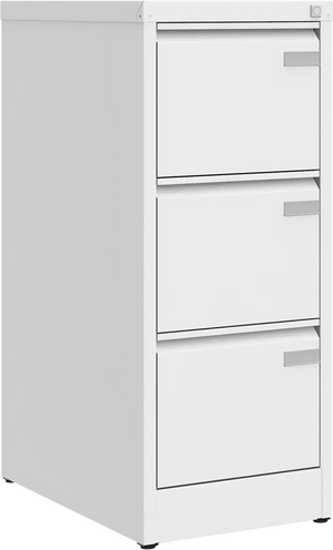 Metallist dokumendikapp Archive, 1008x415x633 mm, A4-formaadile – valge / valge