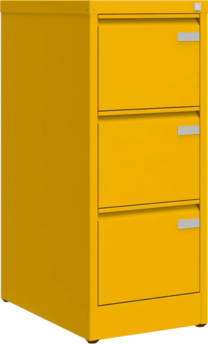 Metallist dokumendikapp Archive, 1008x415x633 mm, A4-formaadile – kollane / kollane