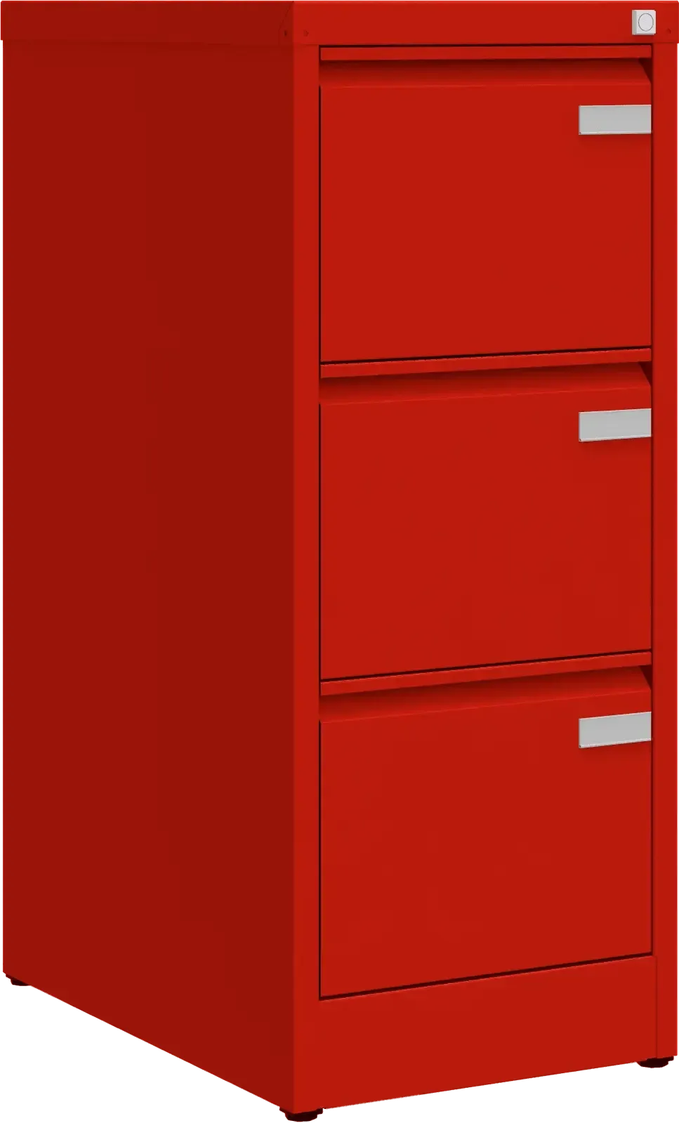 Metallist dokumendikapp Archive, 1008x415x633 mm, A4-formaadile – punane / punane