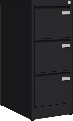 Metallist dokumendikapp Archive, 1008x415x633 mm, A4-formaadile – must / must