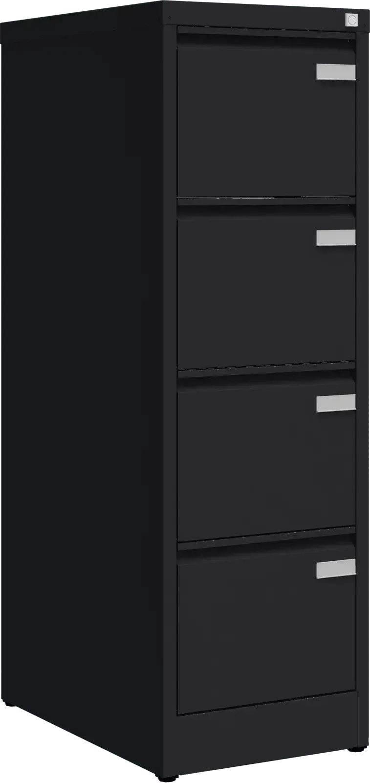 Metallist dokumendikapp Archive, 1292x415x633 mm, A4-formaadile – must / must