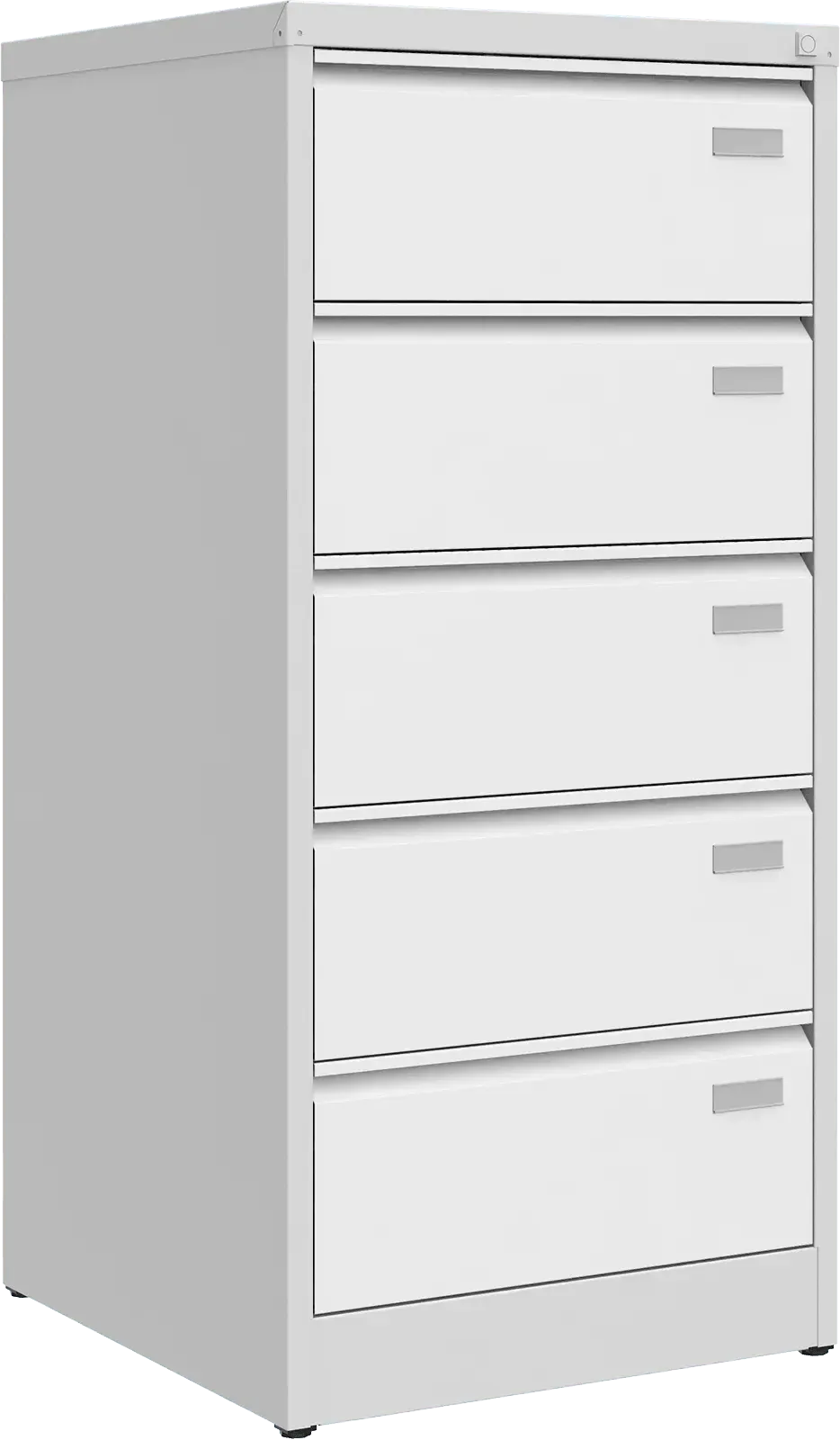 Metallist failikapp Archive, 1292x608x633 mm, B5-formaadile – helehall / valge