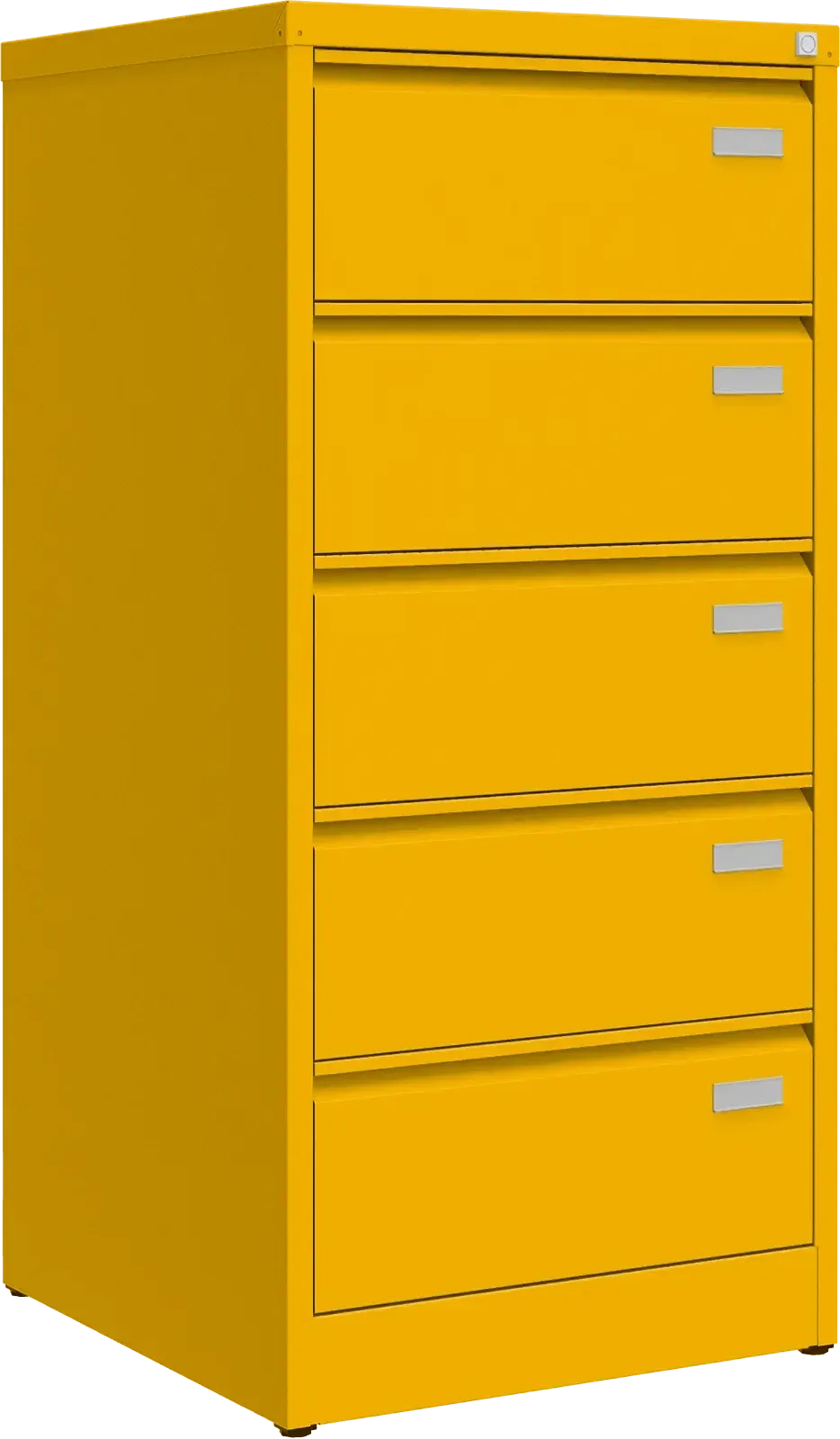 Metallist failikapp Archive, 1292x608x633 mm, B5-formaadile – kollane / kollane