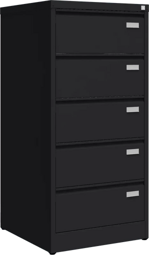 Metallist failikapp Archive, 1292x608x633 mm, B5-formaadile – must / must