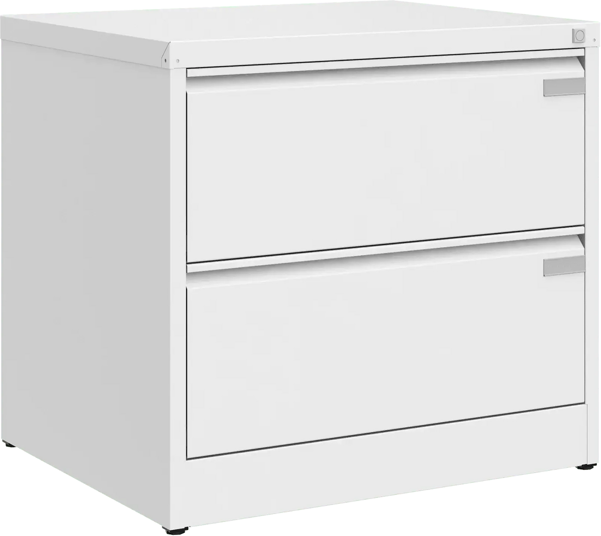 Metallist kartoteegikapp Archive, 721x775x633 mm, A4-formaadile – valge / valge