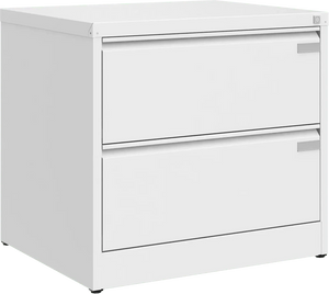 Metallist kartoteegikapp Archive, 721x775x633 mm, A4-formaadile – valge / valge