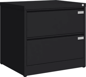 Metallist kartoteegikapp Archive, 721x775x633 mm, A4-formaadile – must / must