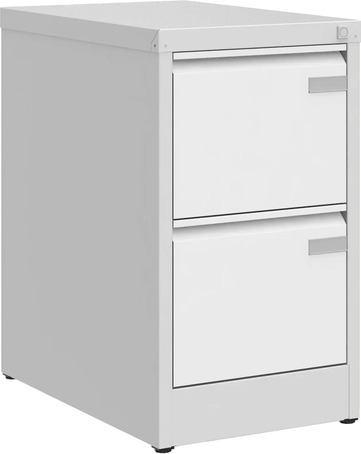 Metallist kartoteegikapp Archive, 722x415x633 mm, A4-formaadile – helehall / valge