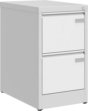 Metallist kartoteegikapp Archive, 722x415x633 mm, A4-formaadile – helehall / valge