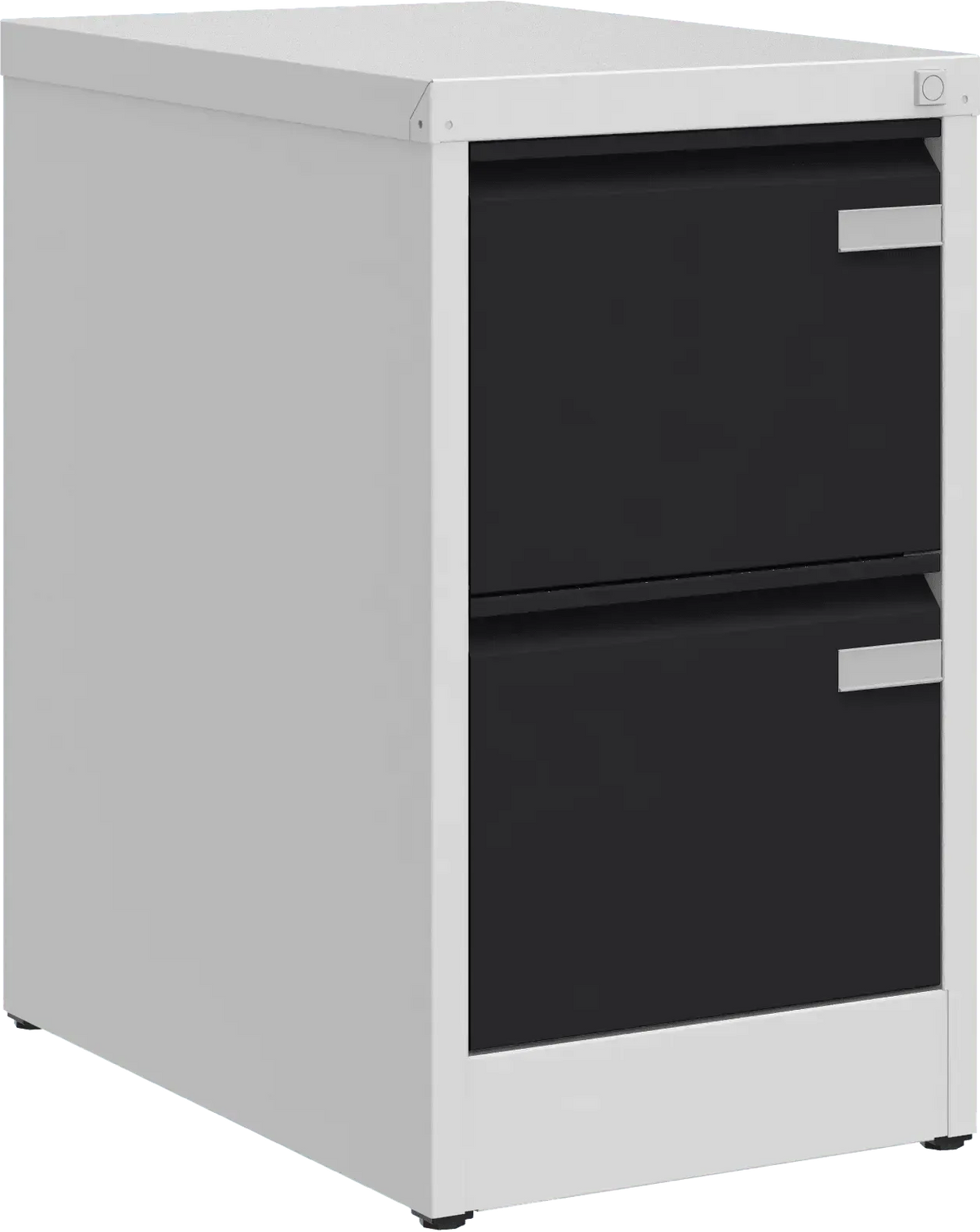 Metallist kartoteegikapp Archive, 722x415x633 mm, A4-formaadile – helehall / must