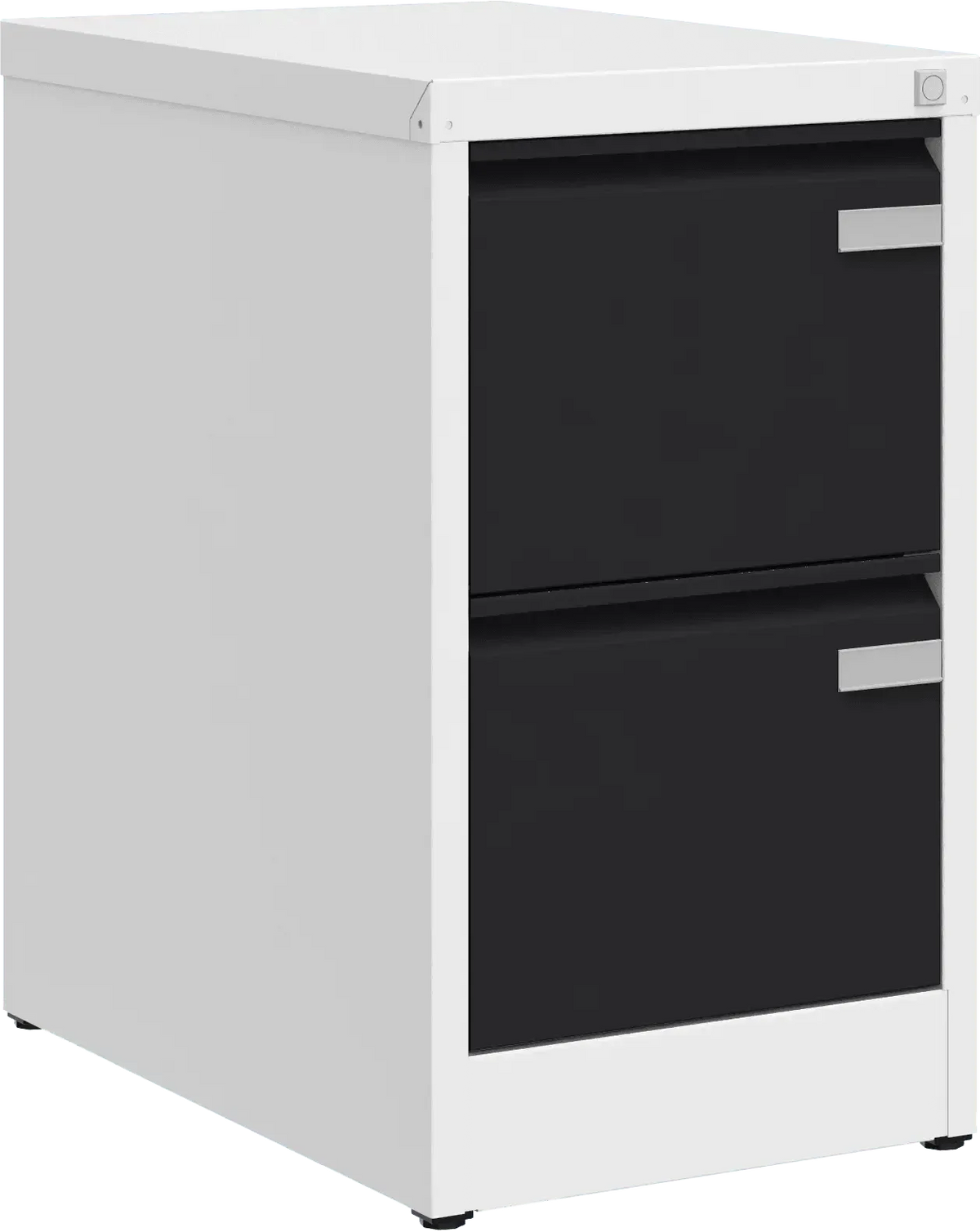 Metallist kartoteegikapp Archive, 722x415x633 mm, A4-formaadile – valge / must