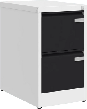 Metallist kartoteegikapp Archive, 722x415x633 mm, A4-formaadile – valge / must
