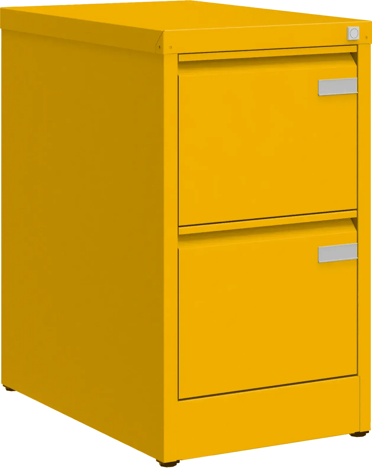 Metallist kartoteegikapp Archive, 722x415x633 mm, A4-formaadile – kollane / kollane