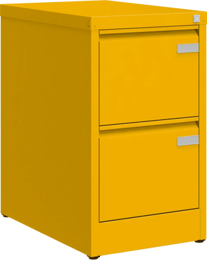 Metallist kartoteegikapp Archive, 722x415x633 mm, A4-formaadile – kollane / kollane