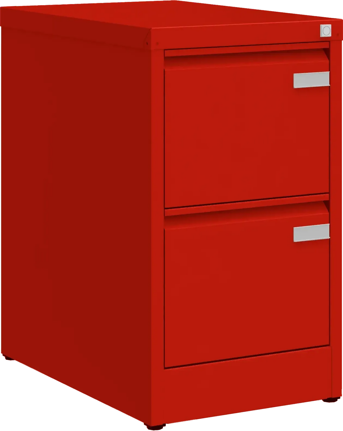 Metallist kartoteegikapp Archive, 722x415x633 mm, A4-formaadile – punane / punane