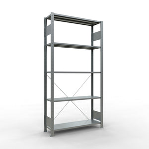 Metallist riiul Schulte Multiplus 2000 mm x1000 mm pistikühendusega – 300 / 85 / tsingitud