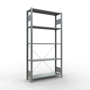 Metallist riiul Schulte Multiplus 2000 mm x1000 mm pistikühendusega – 300 / 150 / tsingitud