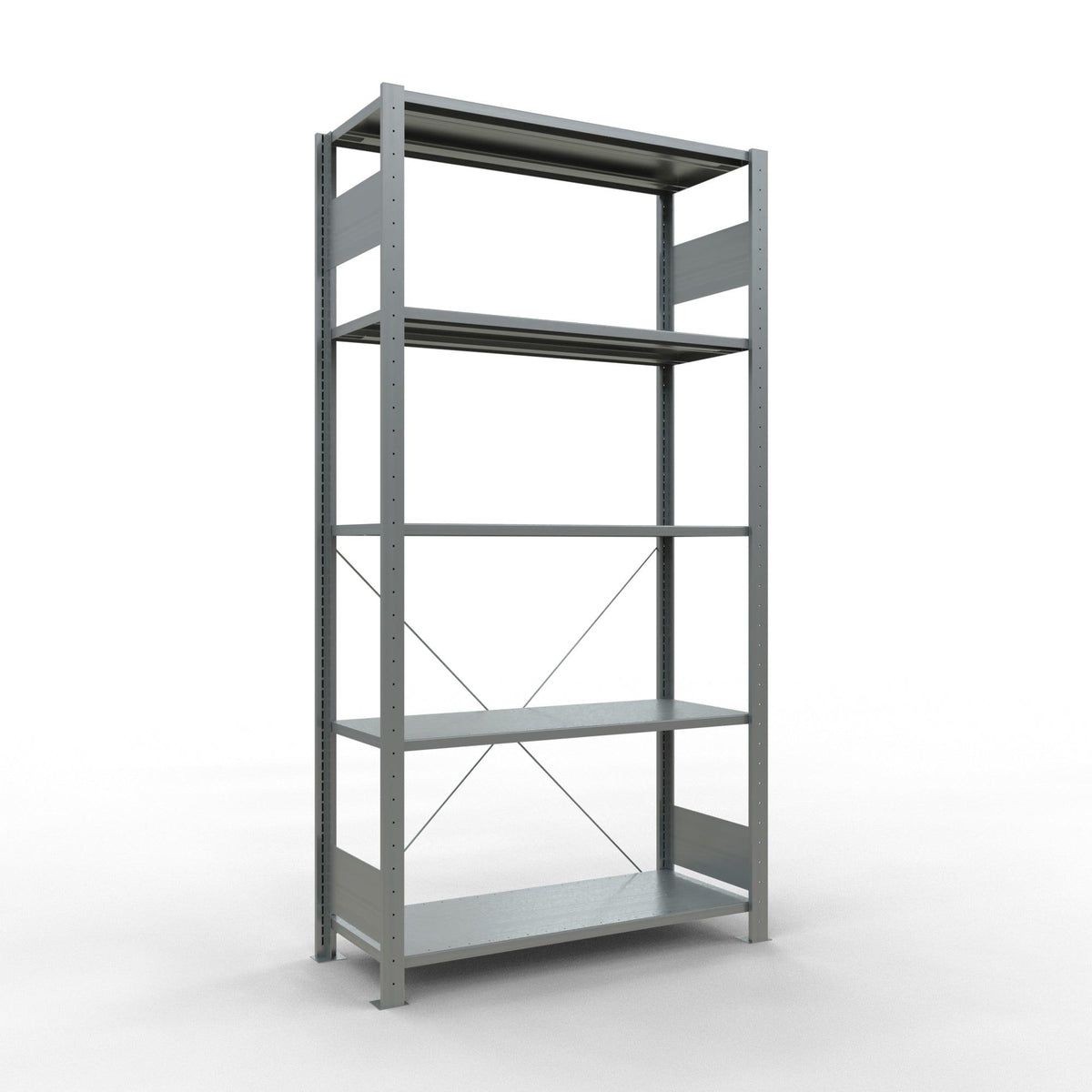 Metallist riiul Schulte Multiplus 2000 mm x1000 mm pistikühendusega – 400 / 150 / tsingitud