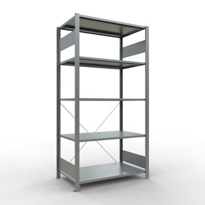 Metallist riiul Schulte Multiplus 2000 mm x1000 mm pistikühendusega – 600 / 150 / tsingitud