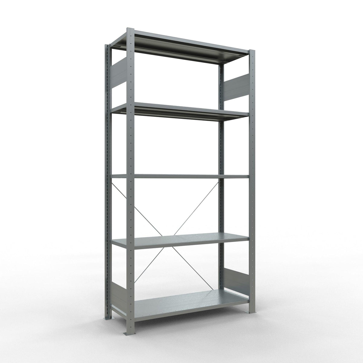 Metallist riiul Schulte Multiplus 2000 mm x1000 mm pistikühendusega – 400 / 85 / tsingitud