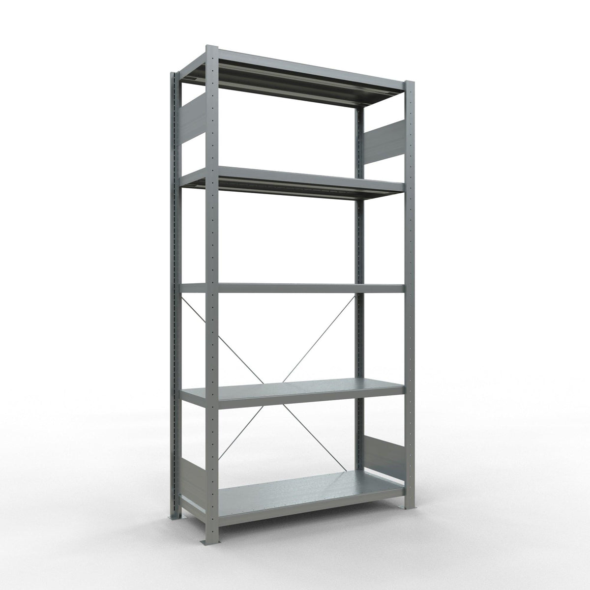 Metallist riiul Schulte Multiplus 2000 mm x1000 mm pistikühendusega – 400 / 250 / tsingitud