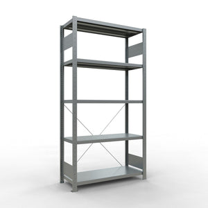 Metallist riiul Schulte Multiplus 2000 mm x1000 mm pistikühendusega – 400 / 250 / tsingitud
