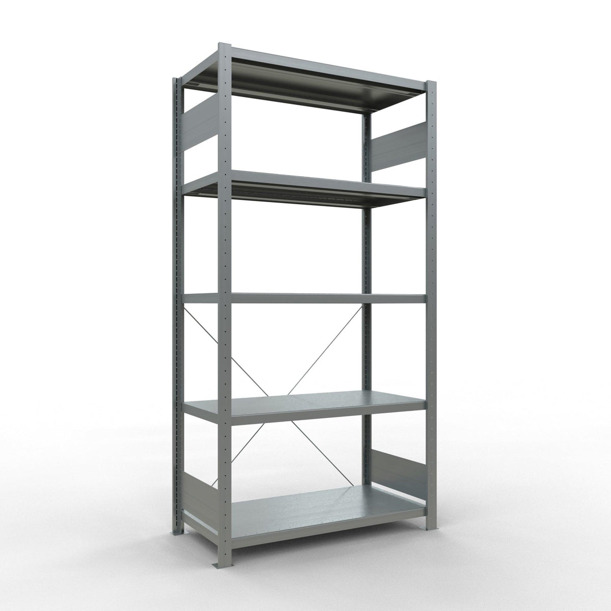 Metallist riiul Schulte Multiplus 2000 mm x1000 mm pistikühendusega – 500 / 330 / tsingitud