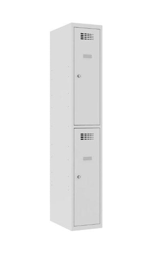 Metallkapp Classic 1R, 2 sektsiooni – helehall / helehall