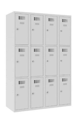 Metallist kapp Classic 4R, 12 sektsiooni – helehall / helehall