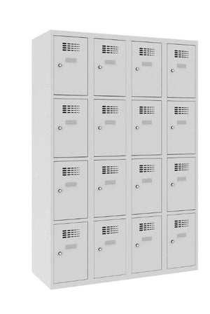 Metallkapp Classic 4R 16 sektsiooniga – helehall / helehall