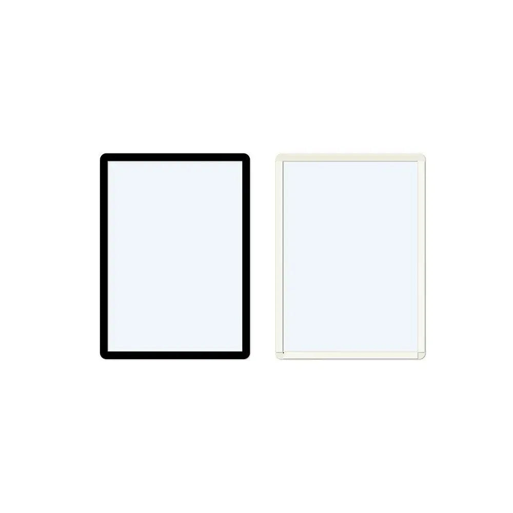 Isekleepuvad märgisehoidjad Frames4Docs A4, 10 tk, mustad