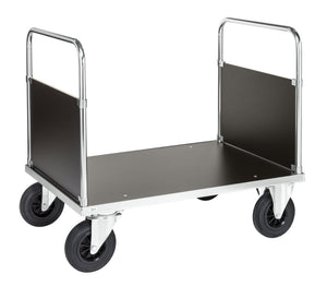 Külgpaneeliga platvormkäru KONGAMEK 5332B 1000 x 700mm 500 kg piduritega