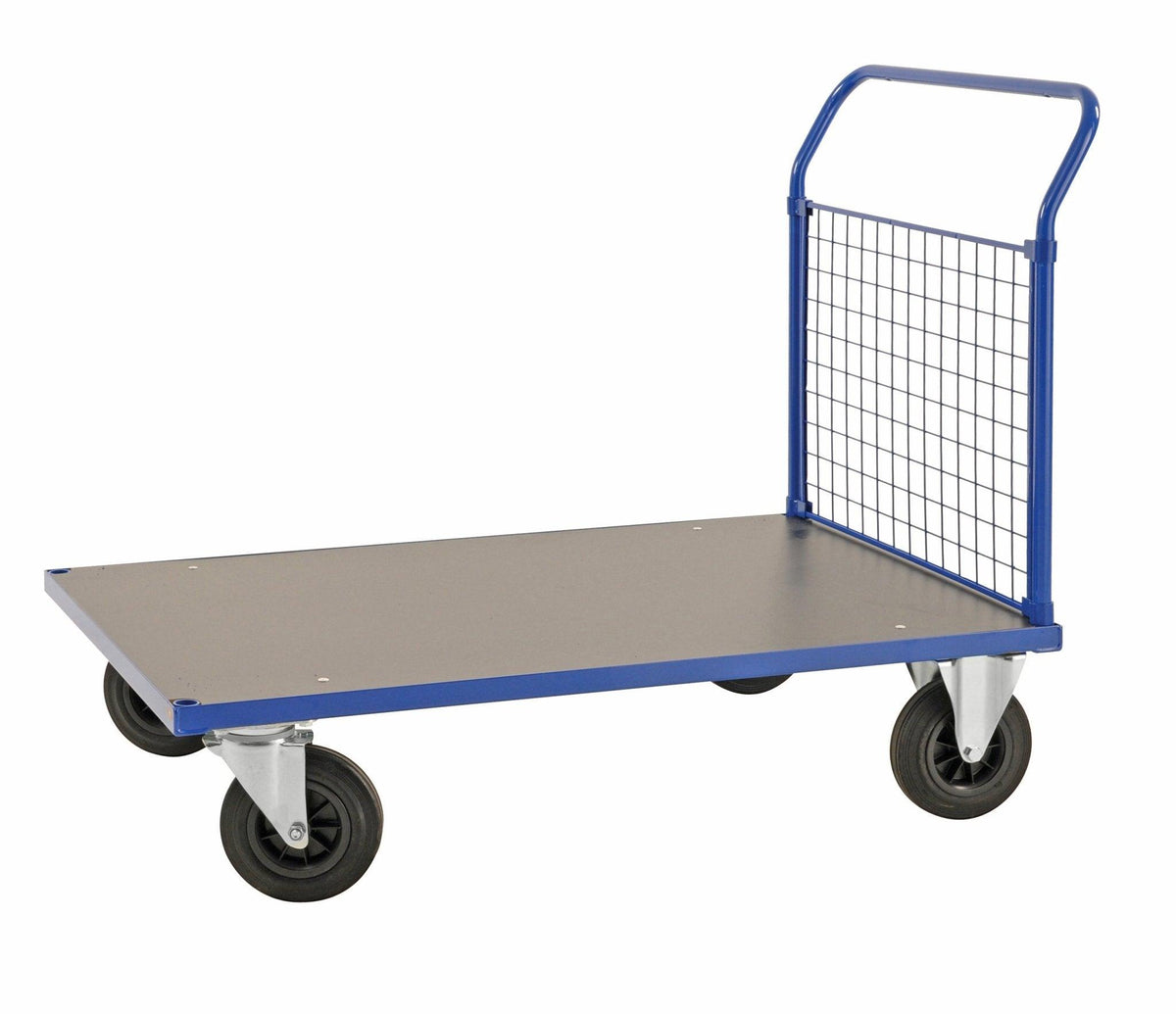 Võrkküljega platvormkäru KONGAMEK 2322B 1083 x 700mm 500 kg piduritega