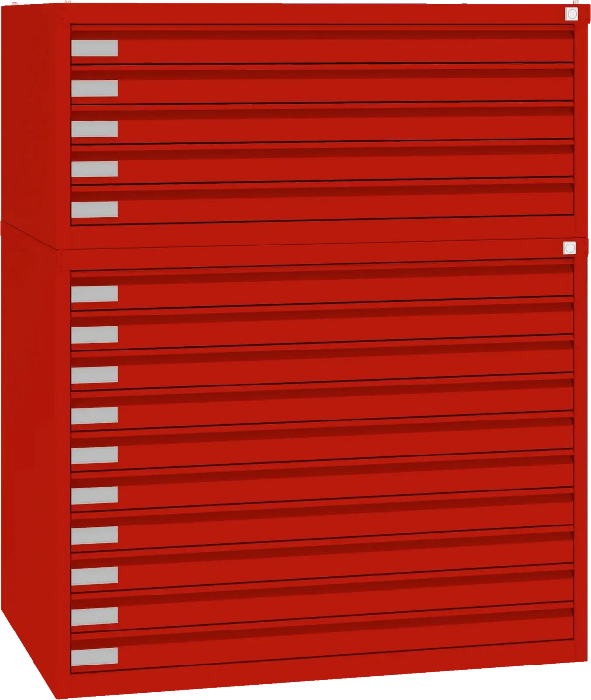 Terasest joonisekapp 770x970x670 mm – punane / punane