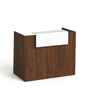 Vastuvõtulett Flexx MINI, 130 cm – pähklipuit / valge