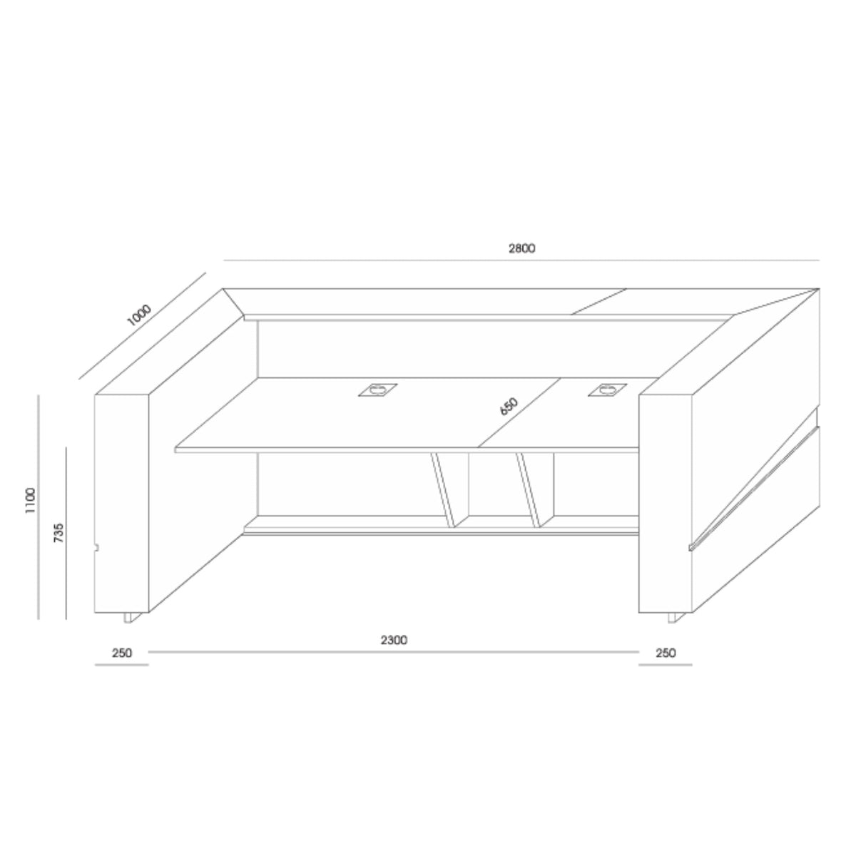Vastuvõtulett ILLUSION, konfigureeritav