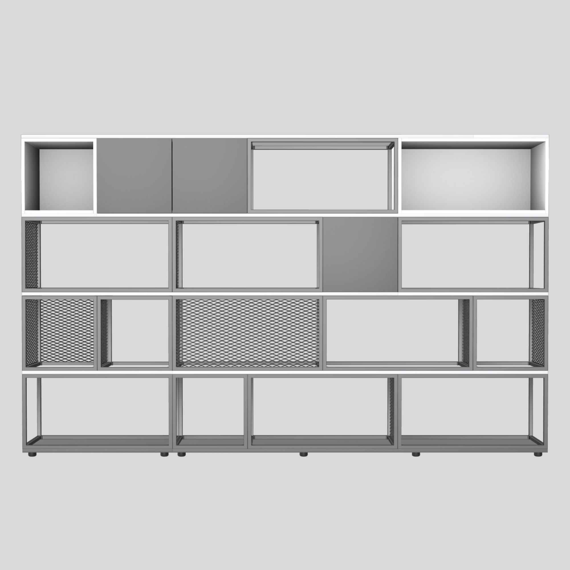 Vahesein GATO, laius 2800 mm, kõrgus 1720 mm, konfigureeritav