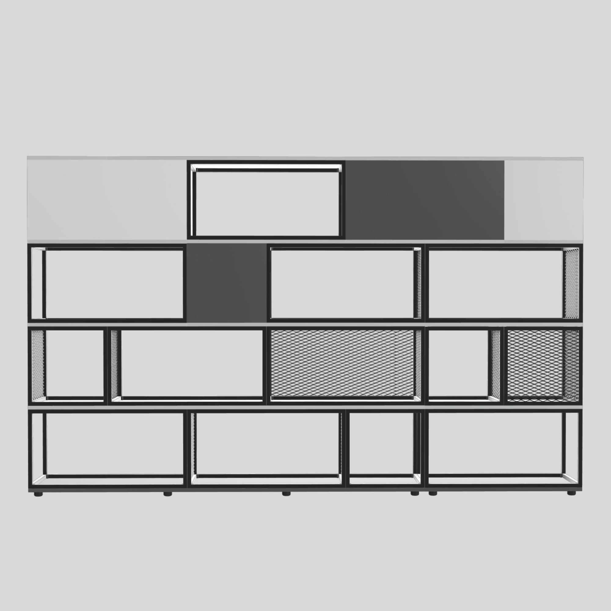 Vahesein GATO, laius 2800 mm, kõrgus 1720 mm, konfigureeritav