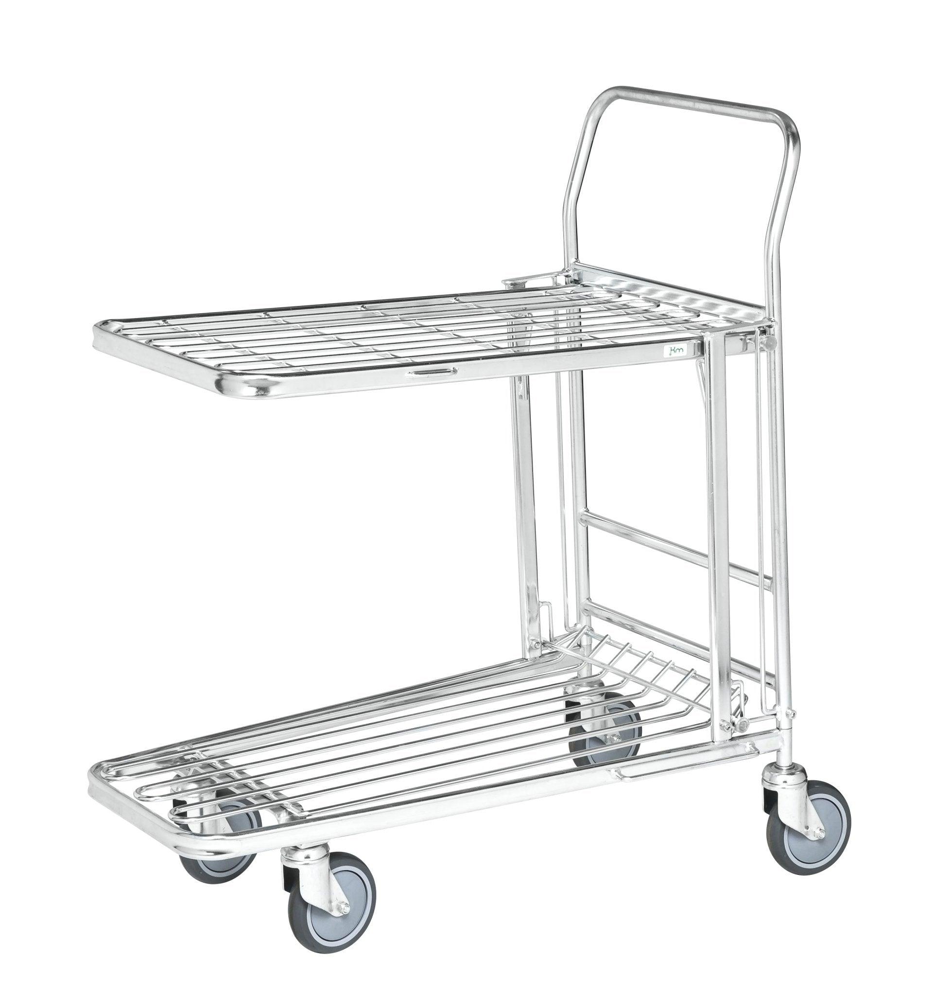 Kauplusekäru KONGAMEK 4202EB 860 x 530mm 300 kg piduritega