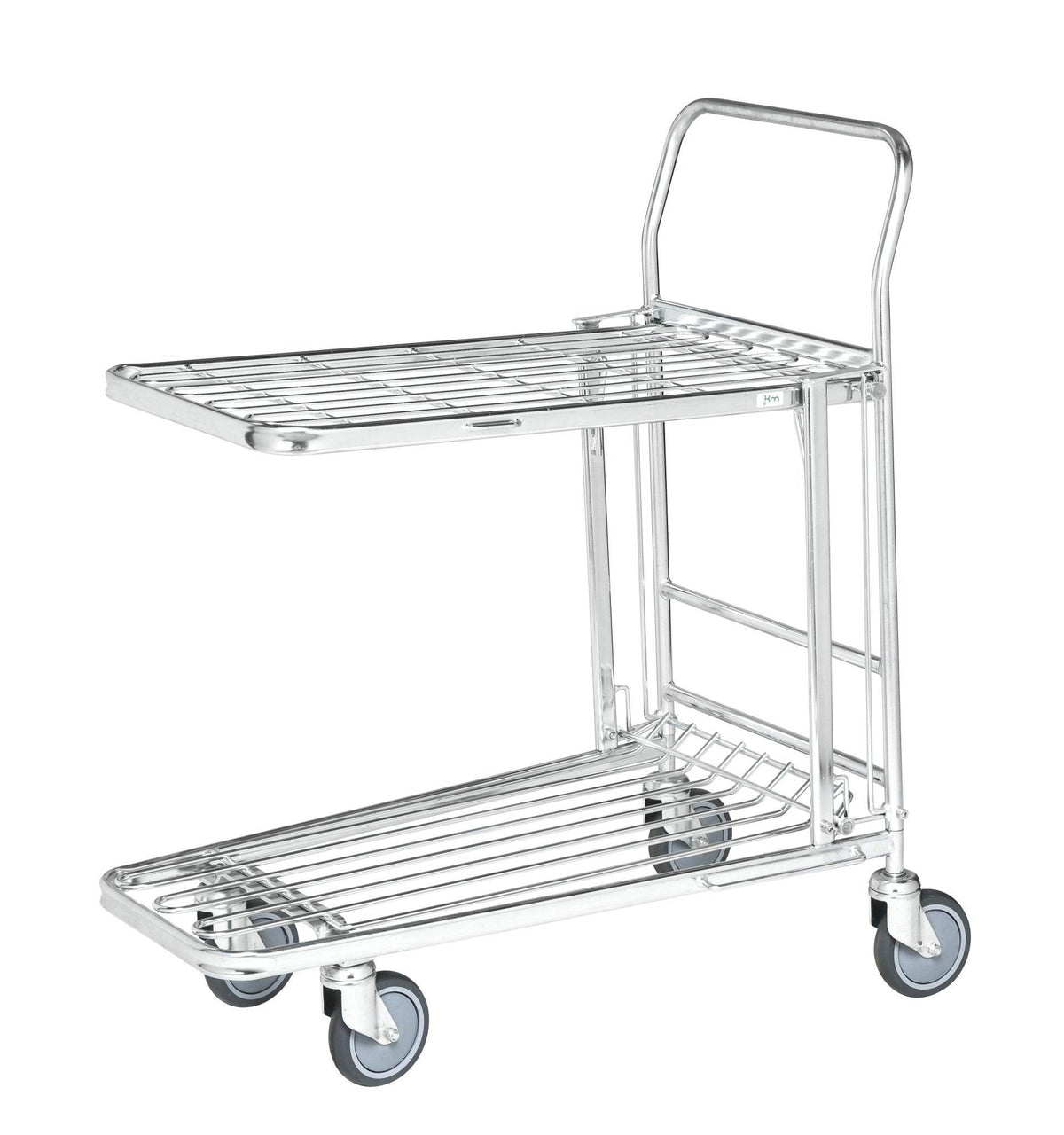Kauplusekäru KONGAMEK 4202EB 860 x 530mm 300 kg piduritega